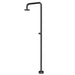 Costera Ola Matte Black Outdoor Rain Shower Column for Pools & Patios, 10" Head