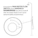 Costera Playa Matte Black Outside Shower for Pool Decks, Rain Head + Hand Shower, Hot & Cold