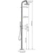 Costera Sol Designer Freestanding Pool Shower with Hand Shower – Brushed 316 Stainless