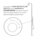 Costera Sol Gunmetal Grey Modern Outdoor Shower Stand with Hand Shower, Hot & Cold