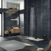 Costera Sol Matte Black Luxury Outdoor Shower Column for Modern Pools & Spas, Hot & Cold