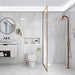Costera Sol Rose Gold Outdoor Shower for Boutique Hotels & Spa Patios, Freestanding Stainless