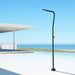 Costera Vela Slim Cold Water Outdoor Shower with Extended-Reach Spray Head – Matte Black