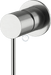 NW Showers Alpha 316L Marine Grade Stainless Steel Wall-Mounted Outdoor Shower with Rainfall Head and Hot & Cold Mixer - The Fountain Direct