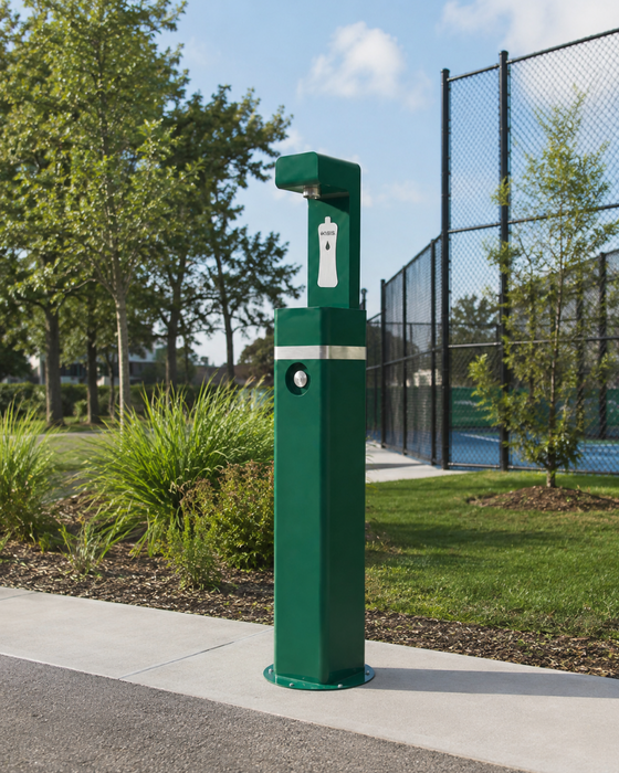 Oasis DGM-BC-GRN Outdoor, Free-Standing Bottle Filler – Non-Refrigerated