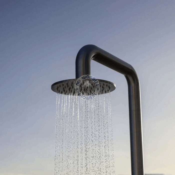 NW Showers Lamez Silver 316L Marine Grade Stainless Steel Pool Shower - The Fountain Direct