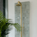 NW Showers Lamez Gold 316L Marine Grade Stainless Steel Outdoor Pool Shower with Hand Shower - The Fountain Direct