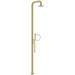 NW Showers Lamez Gold 316L Marine Grade Stainless Steel Outdoor Pool Shower with Hand Shower - The Fountain Direct