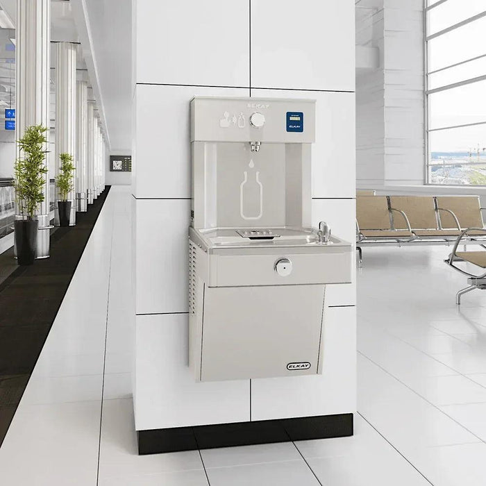 Elkay VRC8WSK ezH2O Vandal-Resistant Bottle Filler with Single Cooler – Refrigerated – Indoor/Outdoor - The Fountain Direct