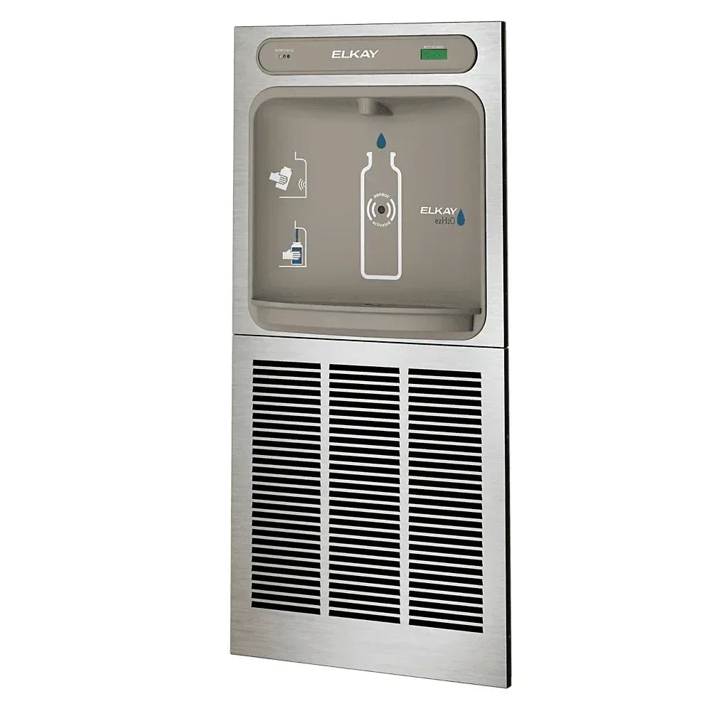 Elkay LZWSM8K ezH2O Stainless Steel In-Wall Bottle Filling Station – Filtered – Refrigerated - The Fountain Direct 