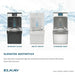 Elkay LZSTL8WSSP-PF Stainless Steel Enhanced Bottle Filler with Bi-Level ADA Cooler – Refrigerated - The Fountain Direct