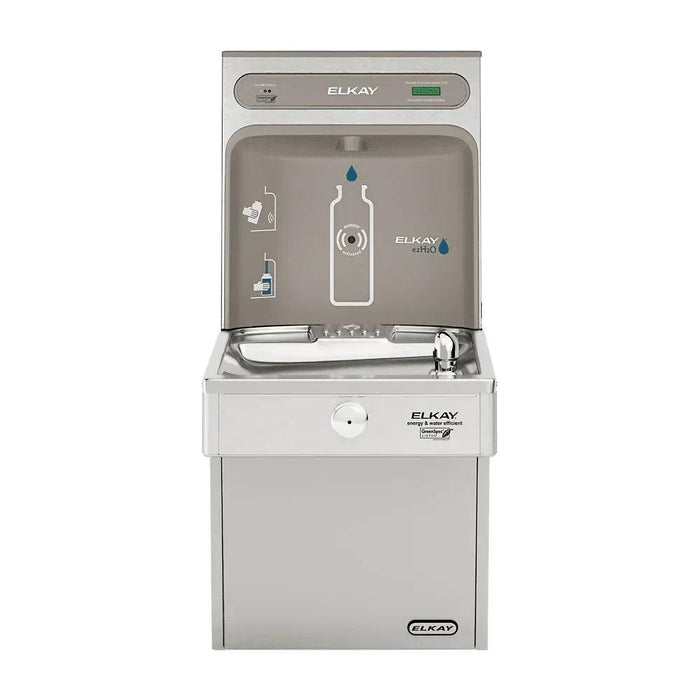 Elkay LVRCGRN8WSK Stainless Steel Bottle Filling Station with Vandal-Resistant Cooler – Refrigerated - The Fountain Direct