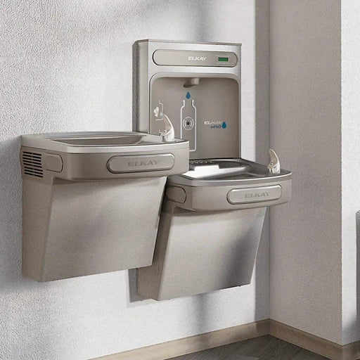 Elkay EZSTL8WSLK eZH2O Bottle Filling Station with Bi-Level ADA Cooler – Refrigerated - The Fountain Direct