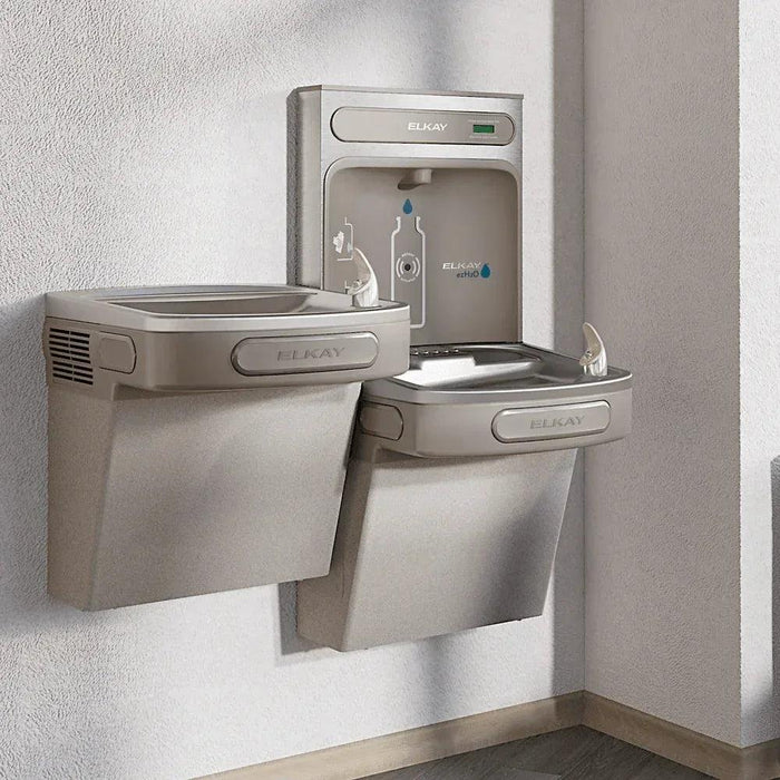 Elkay EZSTL8WSLK eZH2O Bottle Filling Station with Bi-Level ADA Cooler – Refrigerated - The Fountain Direct
