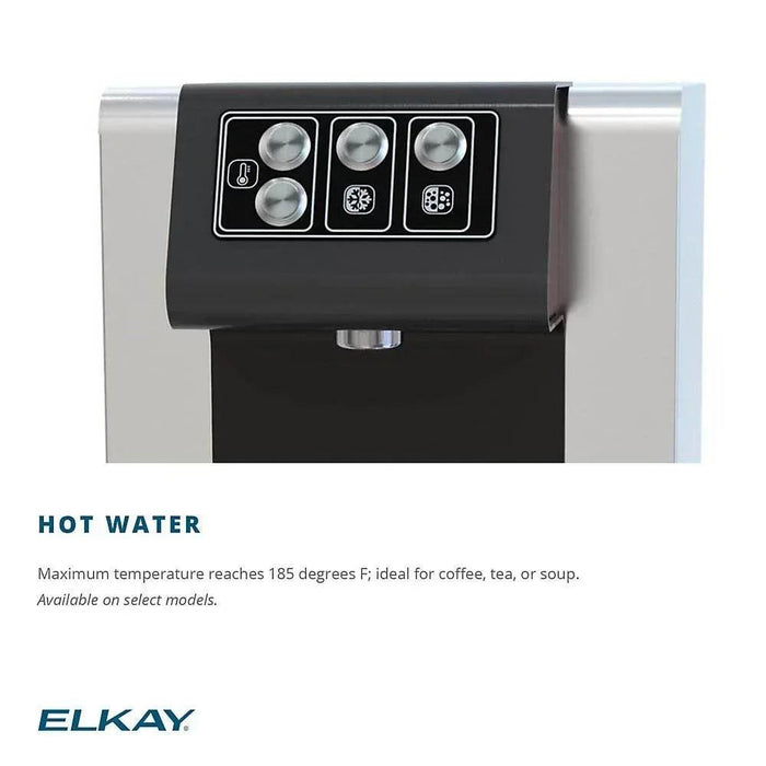 Elkay DSBSH130UVPC Water Dispenser – Hot, Filtered, Refrigerated, Sparkling, Countertop - The Fountain Direct