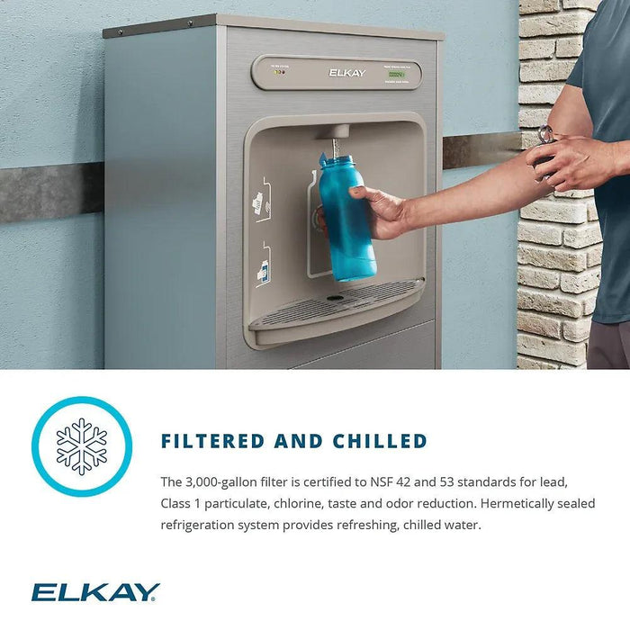 Elkay DSSBF8SP ezH2O® Floor Standing Bottle Filling Station – Filtered & Refrigerated - The Fountain Direct