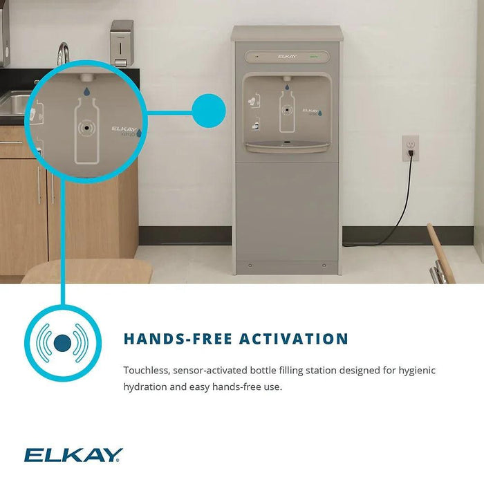 Elkay DSSBF8SP ezH2O® Floor Standing Bottle Filling Station – Filtered & Refrigerated - The Fountain Direct