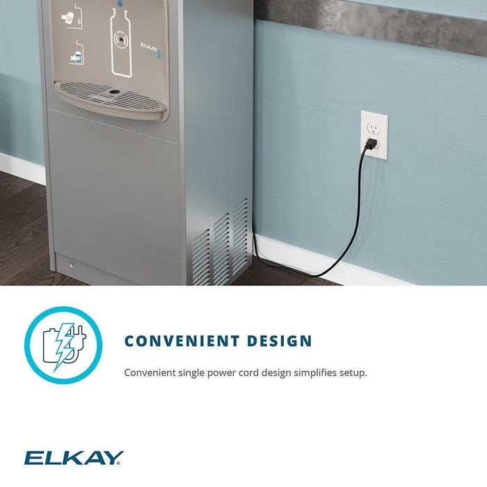 Elkay DSSBF8SP ezH2O® Floor Standing Bottle Filling Station – Filtered & Refrigerated - The Fountain Direct
