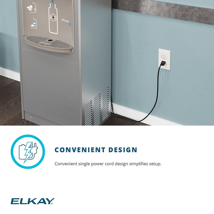 Elkay DSSBF8SP ezH2O® Floor Standing Bottle Filling Station – Filtered & Refrigerated