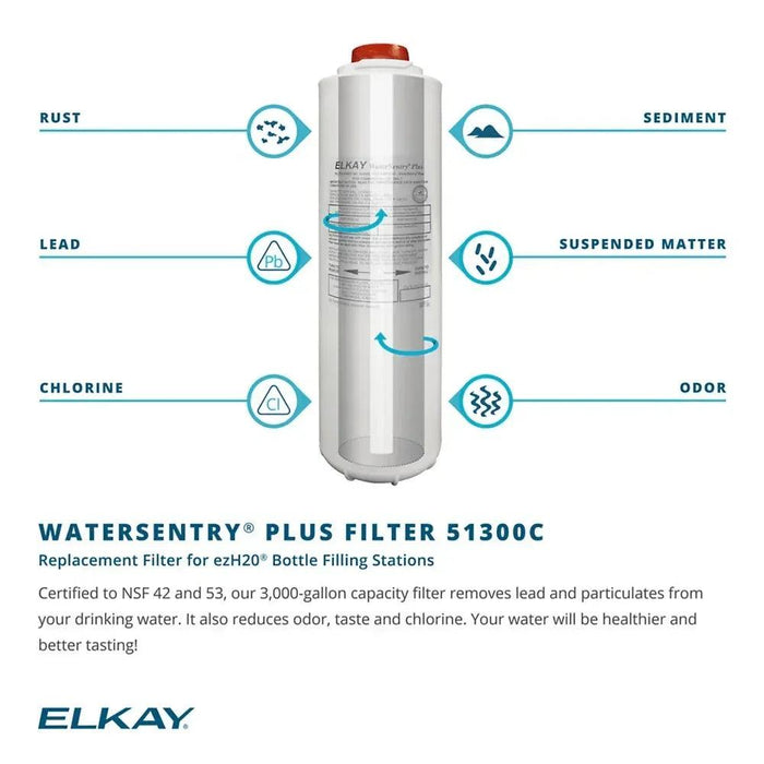 Elkay EZO8WSLK ezH2O® Bottle Filling Station & Single ADA Cooler – Hands-Free - The Fountain Direct