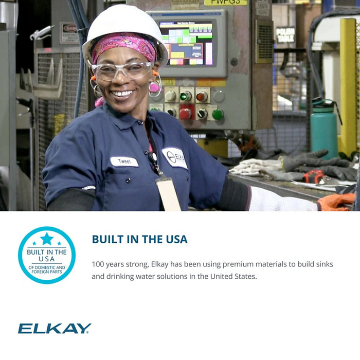 Elkay EZWS-SFGRN8K ezH2O® Bottle Filling Station with SwirlFlo® Fountain – High Efficiency, Non-Filtered, Refrigerated, ADA Compliant, Stainless Steel