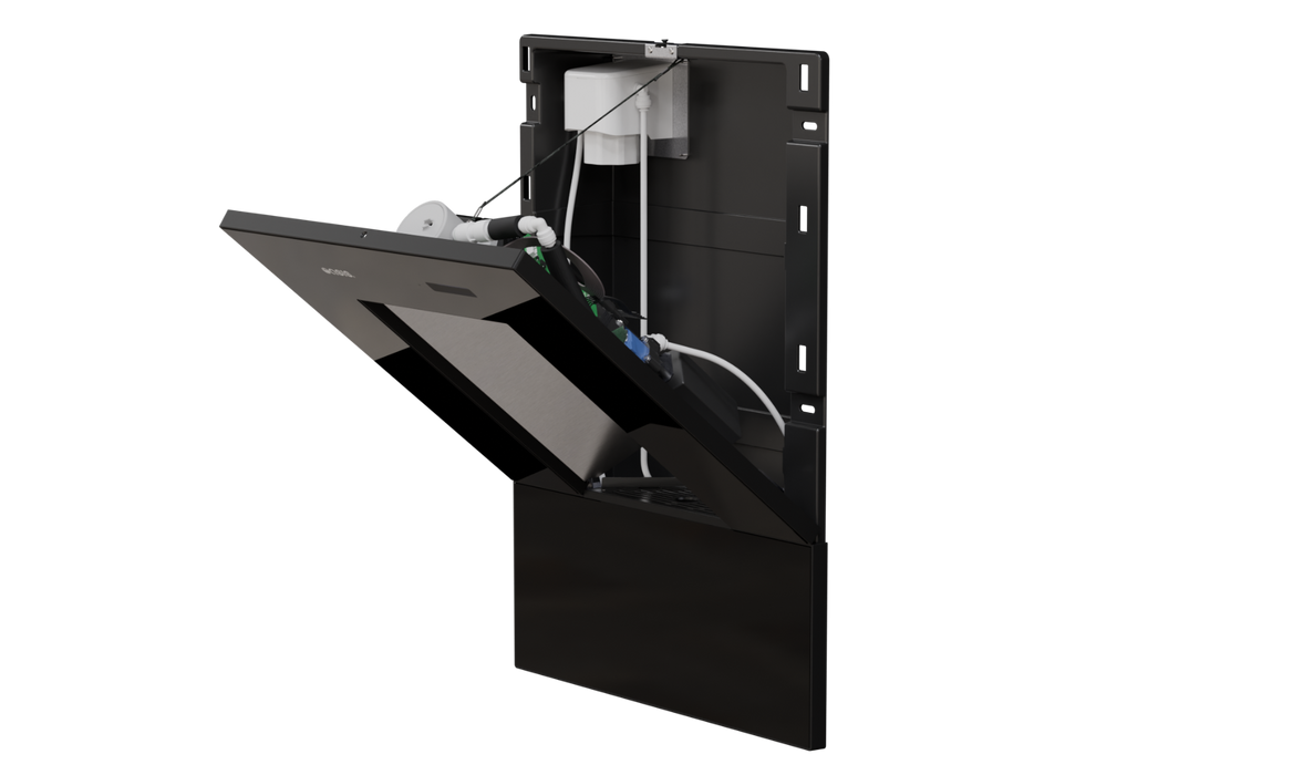 Oasis PWLNEBQ-GBL In-Wall Contactless QUASAR UV-C Bottle Filler Drain-Free with Drip Tray – Non-Refrigerated