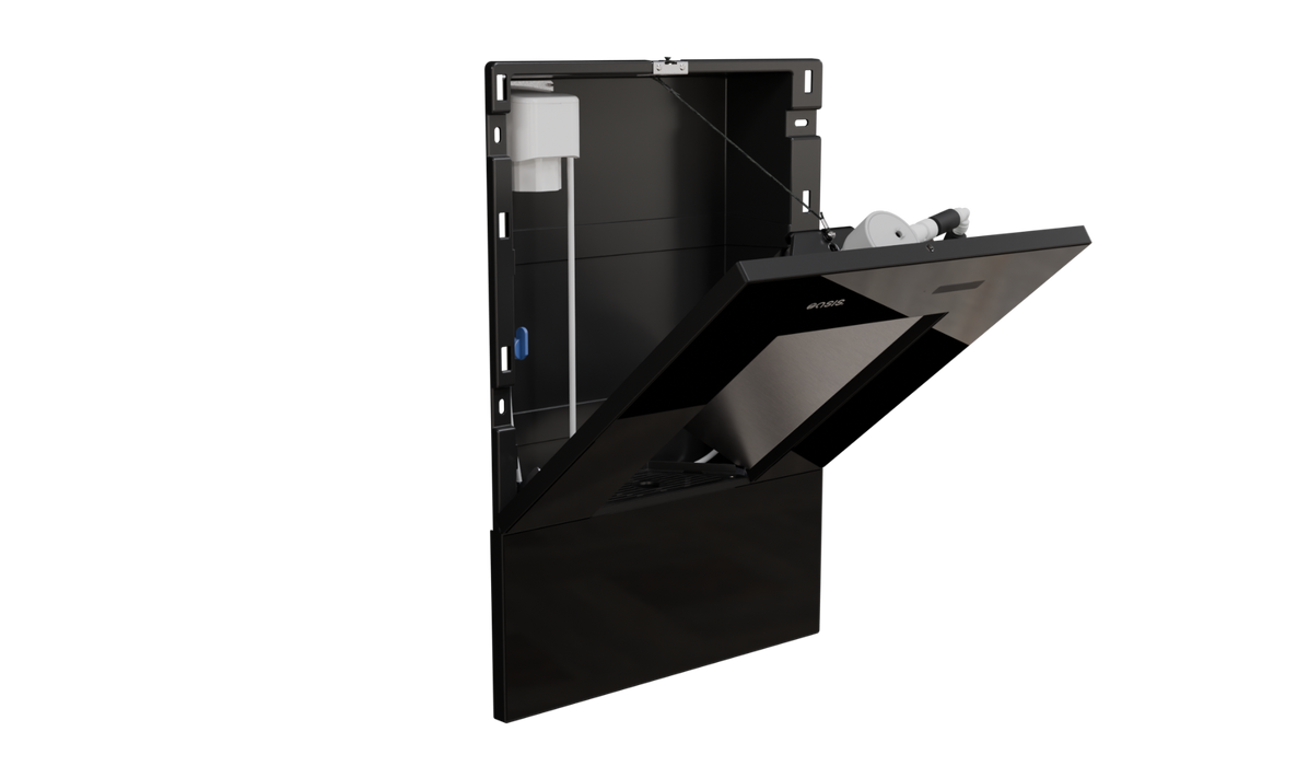 Oasis PWLNEBF-GBL In-Wall Contactless Bottle Filler Drain-Free with Drip Tray – Non-Refrigerated