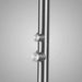Magnus Freestanding Stainless Steel Outside Shower with Foot Spray – Brushed Finish - The Fountain Direct