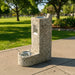 Stern-Williams SPF-3100-94 Single Square Concrete Public Drinking Fountain – Pet Friendly - The Fountain Direct