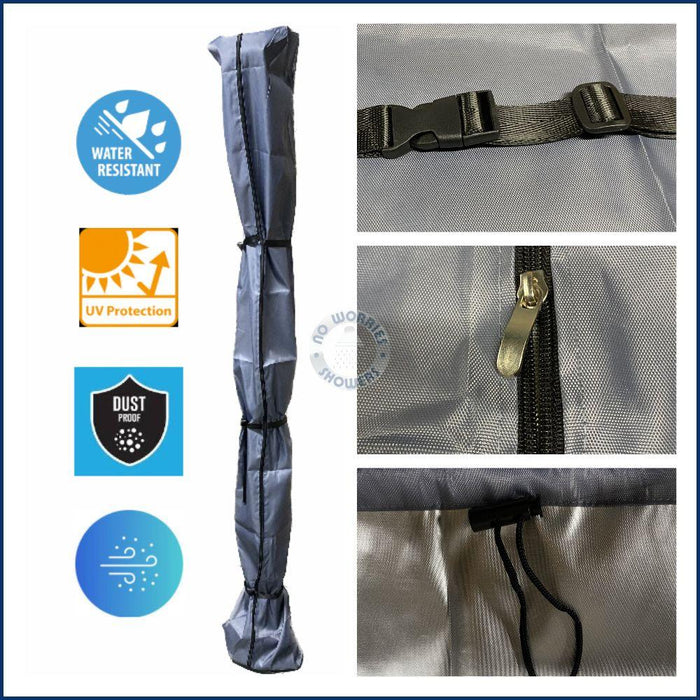 NW Showers Insulated Protective Cover for Freestanding Outdoor Showers – Fits All NW Showers Models - The Fountain Direct