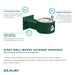 Elkay LK4405 Outdoor Wall-Mounted Drinking Fountain For Parks – Vandal-Resistant - The Fountain Direct
