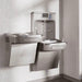 Elkay LZSTL8WSLK eZH2O Light Gray ezH2O Bottle Filling Station with Versatile Bi-Level ADA Cooler - The Fountain Direct