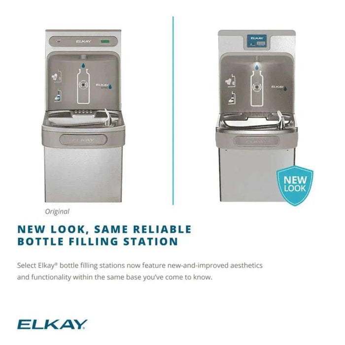 Elkay LZSTL8WSLK eZH2O Light Gray ezH2O Bottle Filling Station with Versatile Bi-Level ADA Cooler - The Fountain Direct