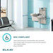 Elkay LZSTL8WSLK eZH2O Light Gray ezH2O Bottle Filling Station with Versatile Bi-Level ADA Cooler - The Fountain Direct