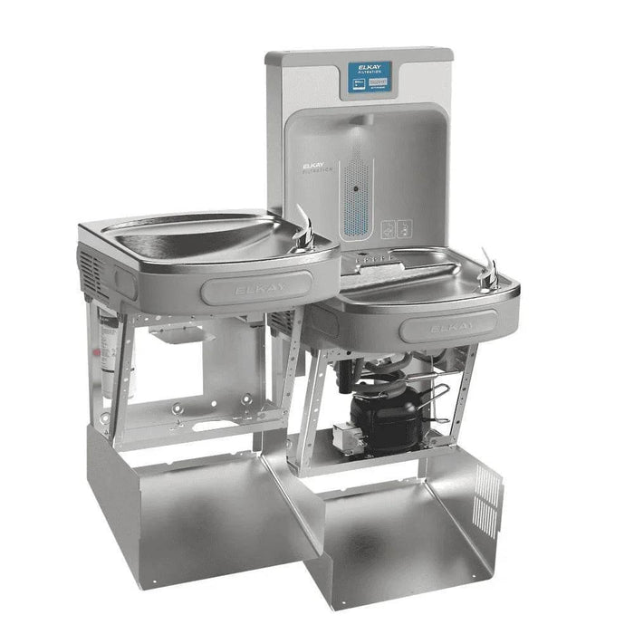 Elkay LZSTL8WSLP Enhanced Bottle Filler & Bi-Level ADA Cooler - The Fountain Direct