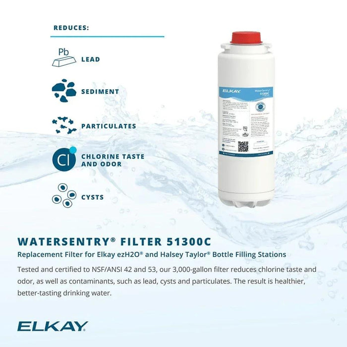 Elkay LZS8WSLP ezH2O® Bottle Filling Station & Single ADA Cooler – Filtered, Refrigerated - The Fountain Direct