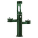 Elkay LK4430BF1UEVG Outdoor ezH2O Tri-Level Pedestal Bottle Filler and Drinking Fountain For Parks - The Fountain Direct