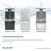 Elkay LZSTL8WSLP Enhanced Bottle Filler & Bi-Level ADA Cooler - The Fountain Direct