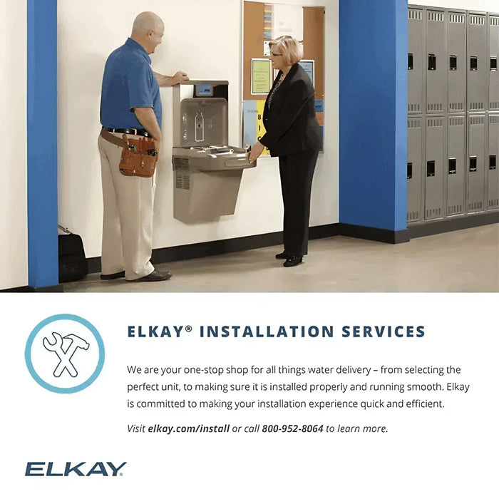 Elkay LVRCTL8WSK SwirlFlo Bottle Filling Station & Bi-Level Drinking Fountain – Filtered - The Fountain Direct