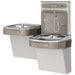Elkay EZSTL8WSVRLK ezH2O® Bottle Filling Station & Bi-Level ADA Vandal-Resistant Cooler, Non-Filtered Refrigerated - The Fountain Direct