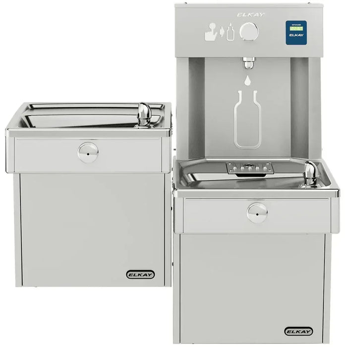 Elkay VRCTLDDWSK Stainless Steel ezH2O Vandal-Resistant Bottle Filler with Bi-Level Cooler – Non-Filtered - The Fountain Direct