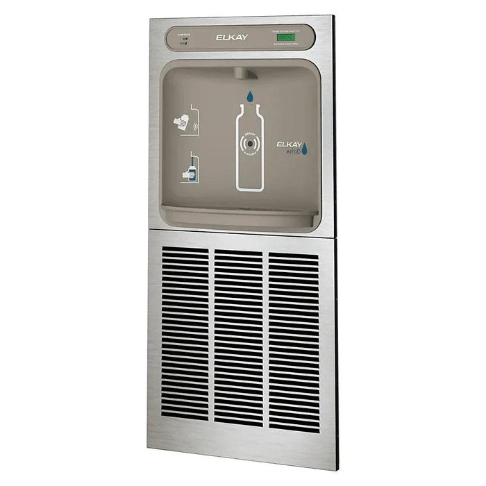 Elkay LZWSGRNM8K Stainless Steel ezH2O In-Wall Bottle Filling Station with Mounting Frame – Filtered - The Fountain Direct