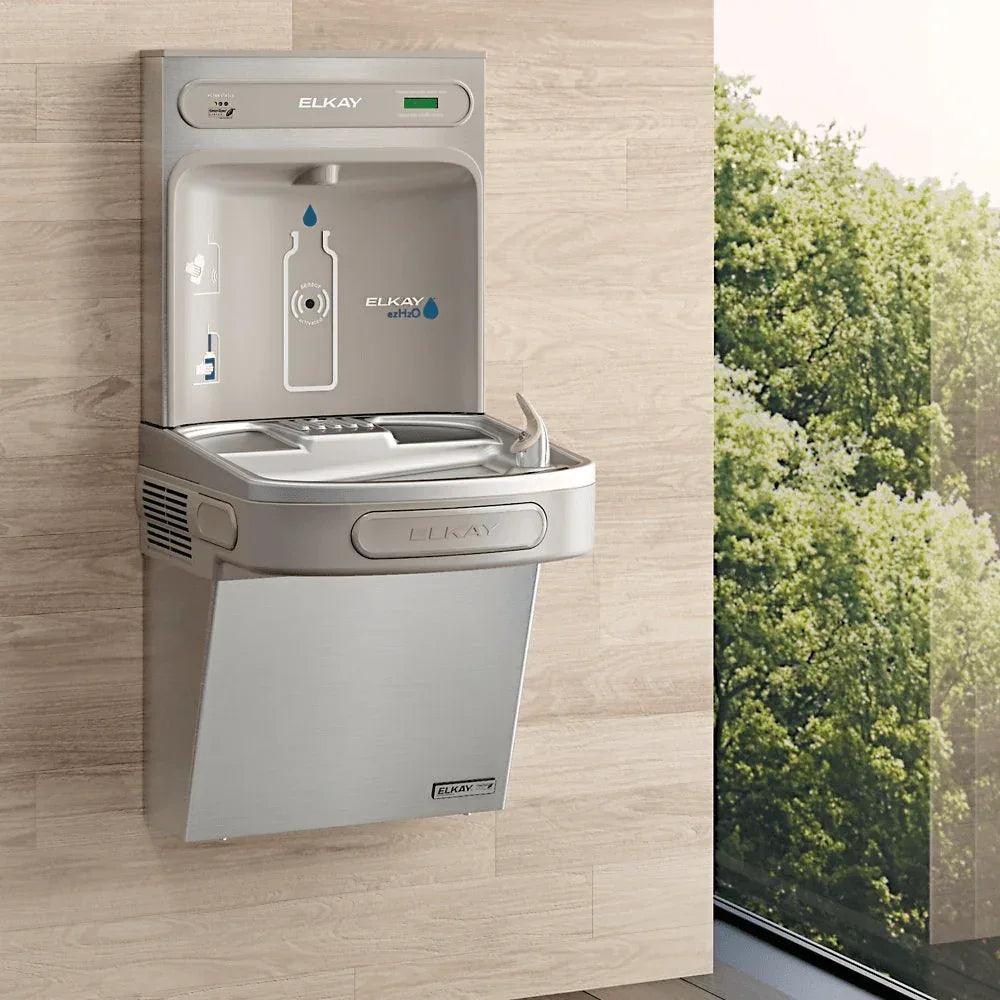 Elkay LZSG8WSSK Bottle Filler & Single ADA Cooler – Filtered, Refrigerated - The Fountain Direct