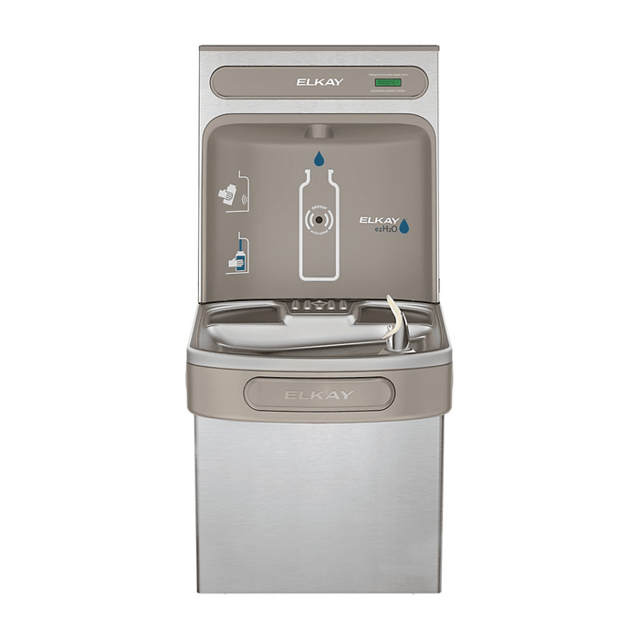 Elkay EZS8WSSK EZH2O® Hands-Free Bottle Filling Station & Cooler – Filtered, 8 GPH Chilled & ADA Compliant - The Fountain Direct 