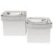 Elkay EZSTL8SC Versatile Wall-Mount Bi-Level ADA Cooler | Non-Filtered Refrigerated - The Fountain Direct
