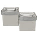 Elkay EZSTLDDLC Wall Mount Bi-Level ADA Cooler – Light Gray Granite, Non-Refrigerated - The Fountain Direct 