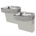 Elkay EZSTLDDLC Wall Mount Bi-Level ADA Cooler – Light Gray Granite, Non-Refrigerated - The Fountain Direct