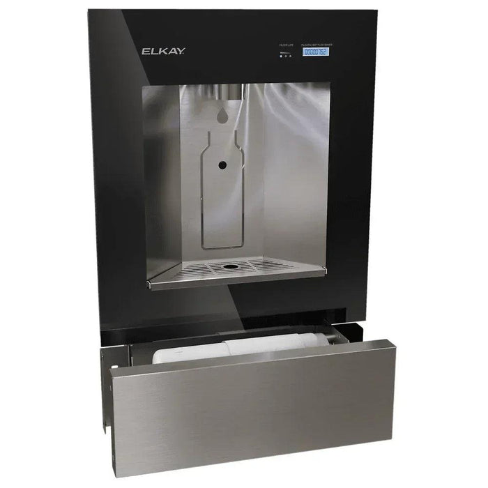 Elkay Manufacturing Liv Pro In-Wall Commercial Filtered Water Dispenser Non-refrigerated Midnight LBWDC00BKC - The Fountain Direct