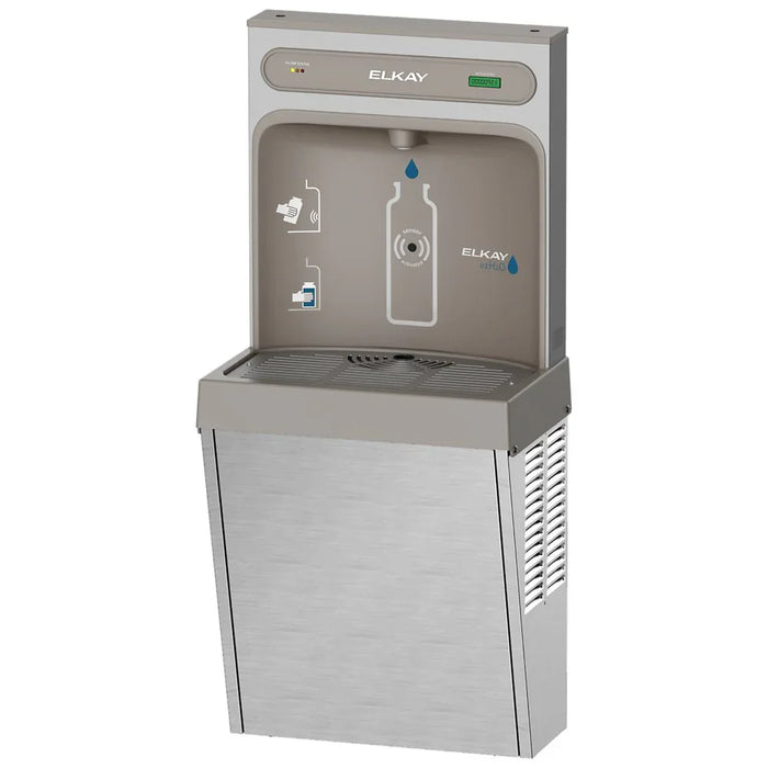 Elkay LZ8WSSSMC ezH2O® Refrigerated Surface-Mounted Bottle Filling Station – 8 GPH, Filtered, Stainless Steel
