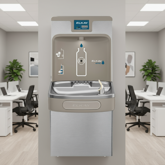 Elkay LZSDWSLK filtered bottle filling station – ADA compliant, non-refrigerated, hands-free hydration